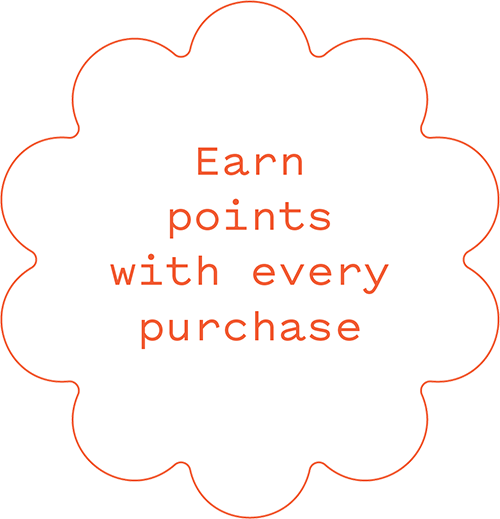 Earn points with every purchase