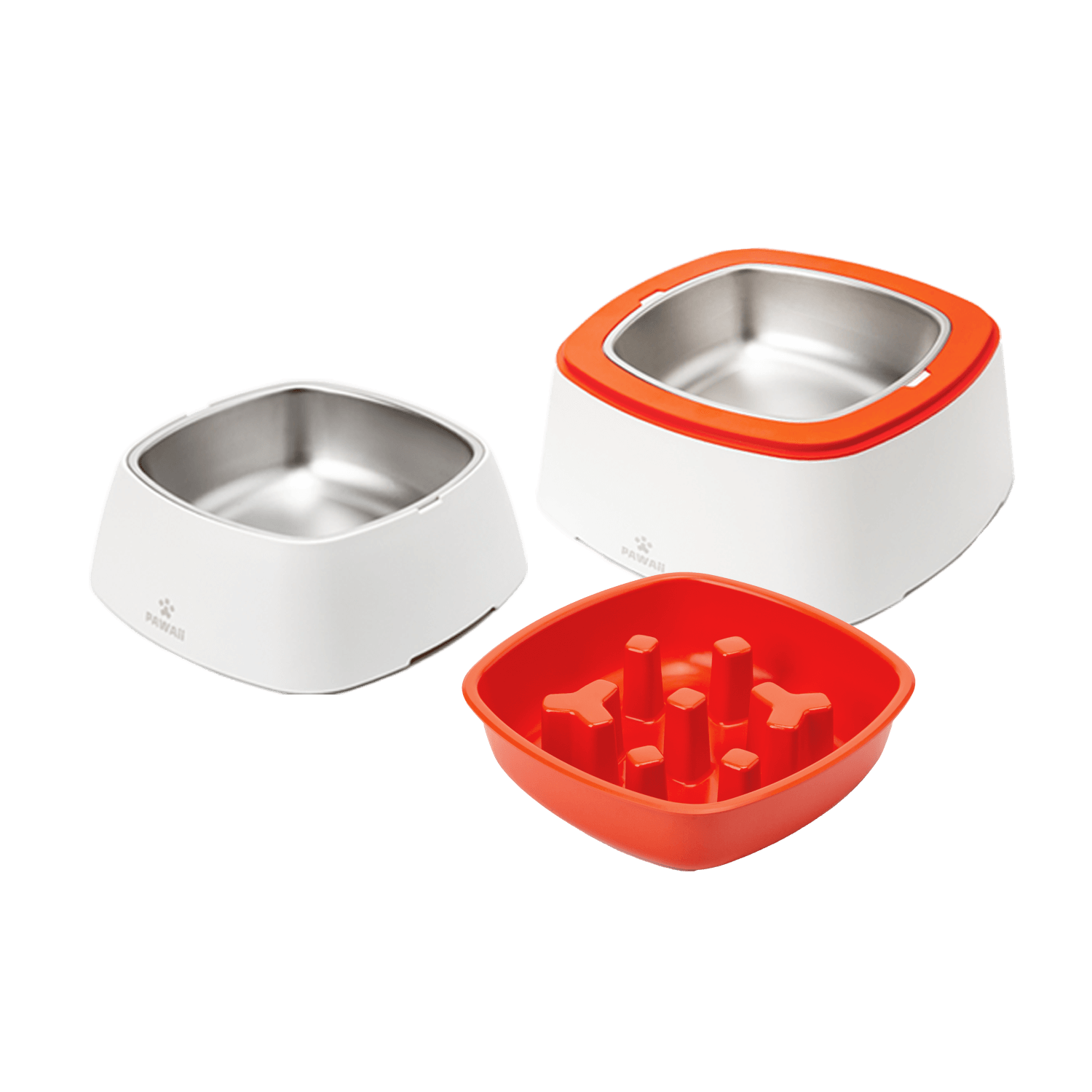 Vivaglory Dog Bowls Stainless Steel Water and Food Puppy Cat Bowls wit –  VIVAGLORY