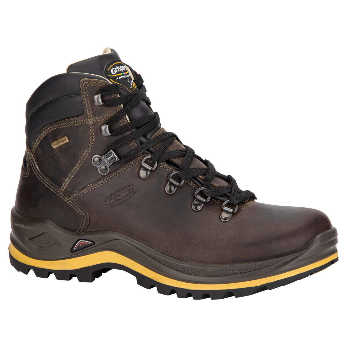 Chocolate) – Grisport Hiking Classic Mid (Dark Waterproof Boots Allgoods