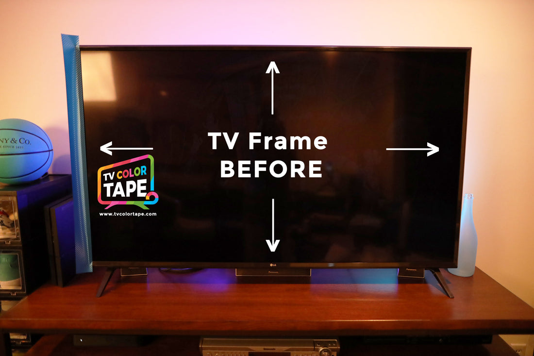 Glossy Yellow Tv Color Tape Custom Vinyl Wrap For Tvs Tv Color Tape Customize Your Tv Frame