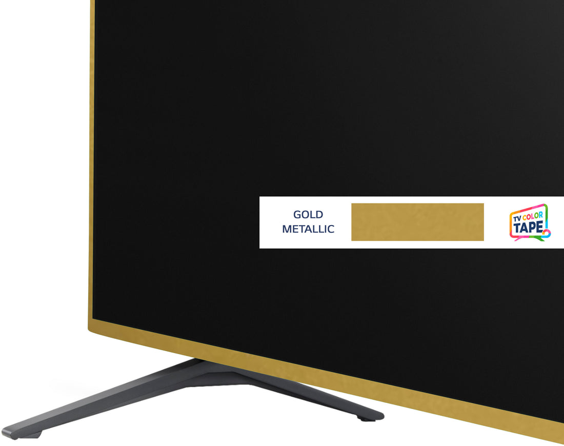 Gold Metallic Tv Color Tape Sony Lg Samsung The Frame Bezel 65 55 50 43 Tv Color Tape Customize Your Tv Frame