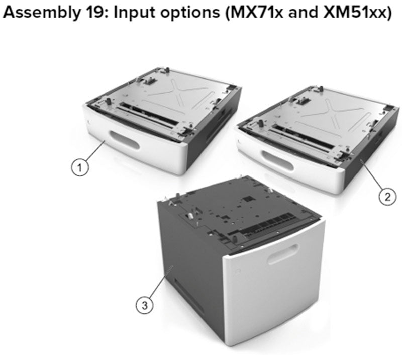 MX71X, MS8XX, XM51XX input options.