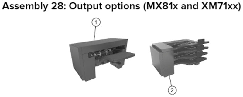 MX81X. XM71XX output options