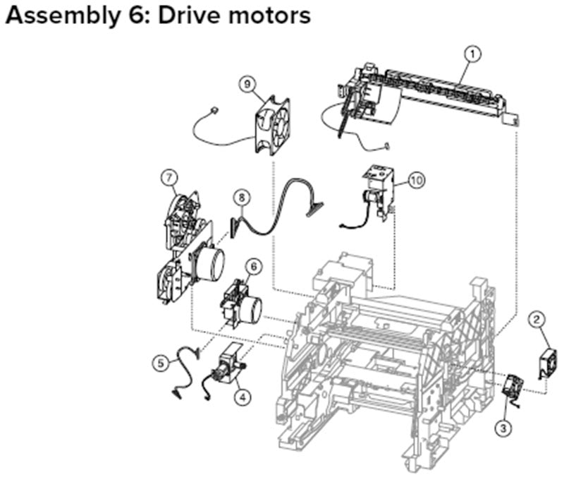 MX711 motor drive parts list