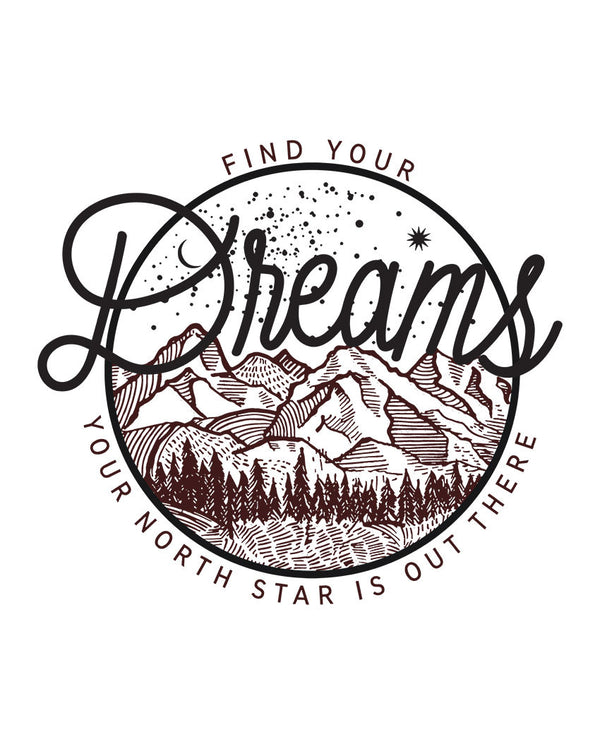 Find Your Dreams Flowy V Neck - Sevenly