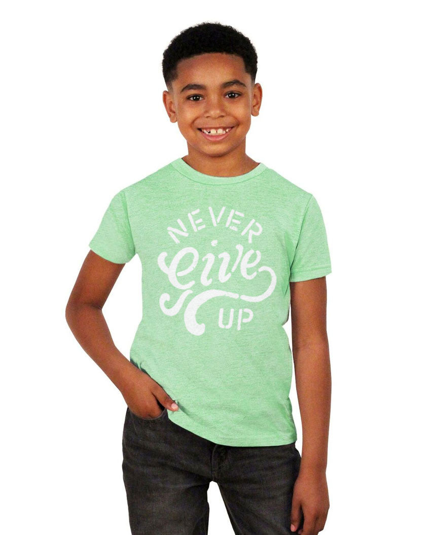 Never Give Up Youth Short Sleeve Tee - Sevenly