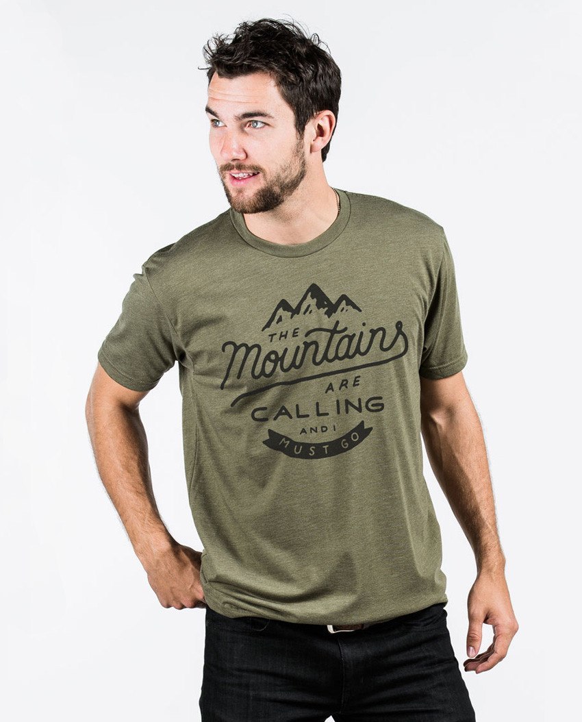 The Mountains Are Calling Premium Triblend Tee - Sevenly