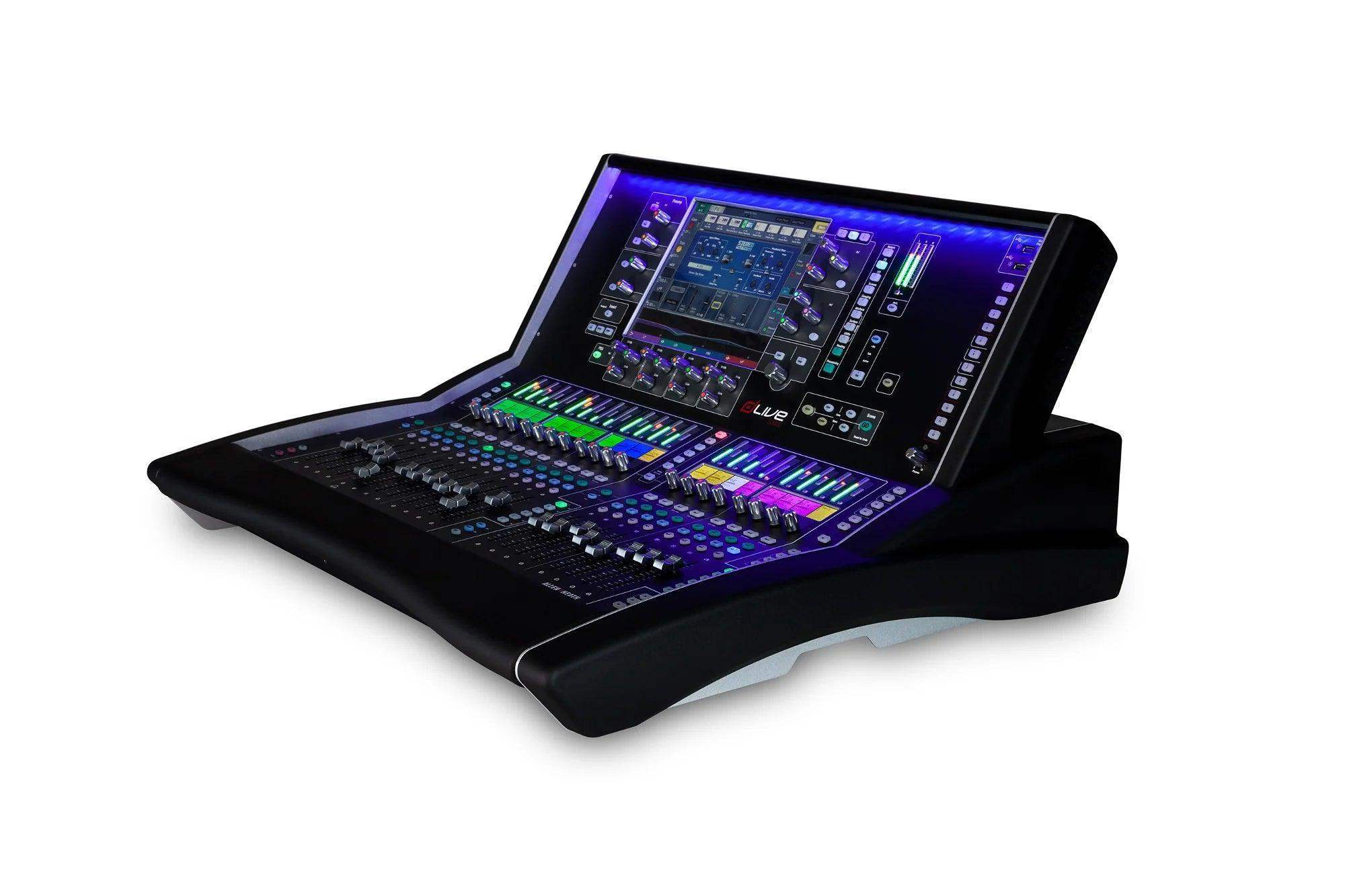 Allen & Heath AH-DLIVE-S3 dLive S Class 20 Fader Surface, 12" touchscreen, 2 option I/O port, Hot Swap PSU, 27 SoftKeys