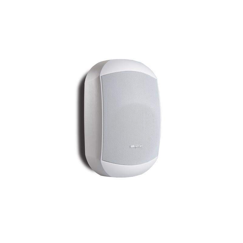 Biamp Desono MASK4C 4.25" small design two-way surface mount loudspeaker, 8 ohms / 70 watts, CLICKMOUNT bracket and safety cable included (Pair, White) - 911.0638.900