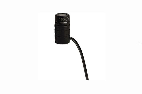 Shure WL183 Omnidirectional Lavalier Microphone with TA4F Connector (Black) - Creation Networks