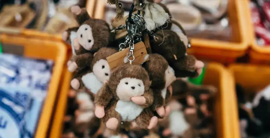 10 Creative Ways to Recycle and Reuse Your Old Stuffed Toys- Gorilla plush pendant