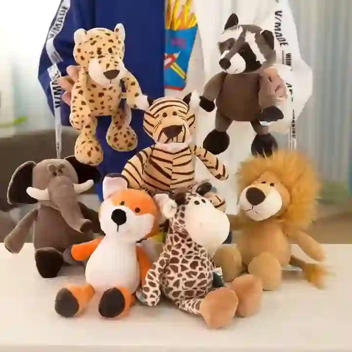 CustomPlushMaker Forest animal toys are available for wholesale. Choose from a variety of custom stuffed animal toys including soft, lovely foxes, raccoons, and elephants