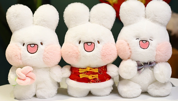 Free Happy Rabbit Plush Toy Sample