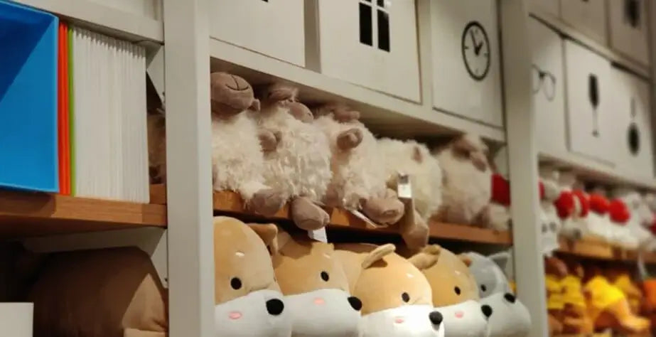 How to Start a Stuffed & Plush Toys Business- Plush toys on the shelf