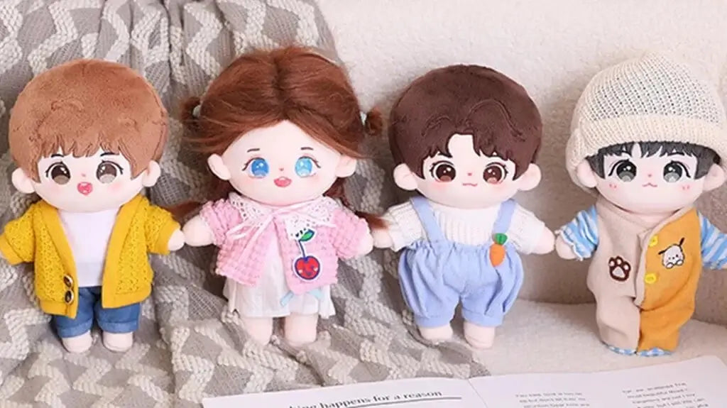 The History of Cotton Dolls Heres Everything You Need To Know- Four cute cotton dolls