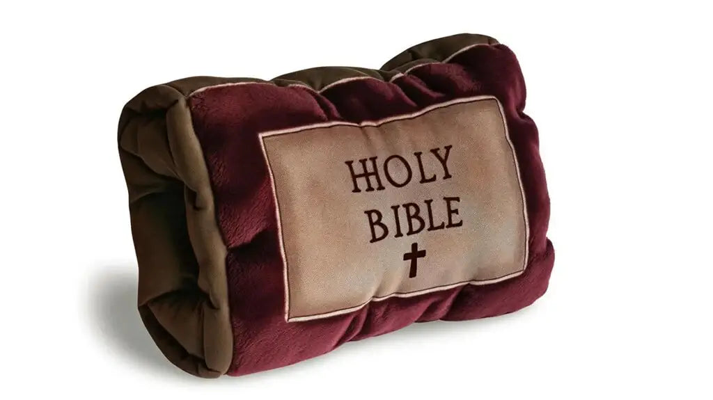 stuffed Bible pillow