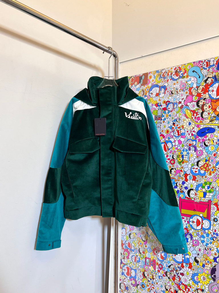 Technical Taped Velour Windbreaker - Ready-to-Wear