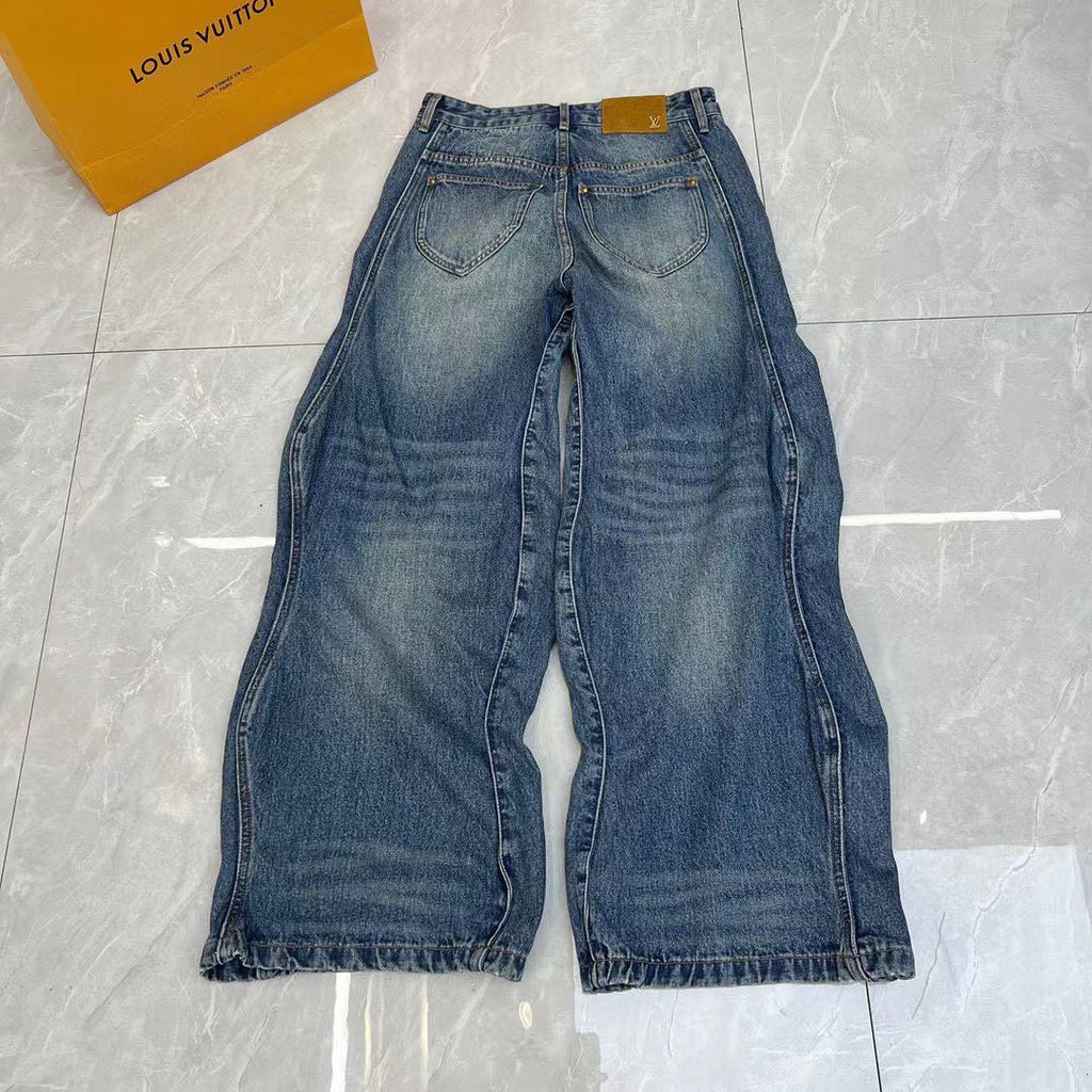 Louis Vuitton Washed Wavy Denim Pants – NYSummerShop