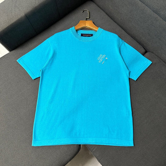 Buy Replica Louis Vuitton x Nigo Embroidered Mockneck T-Shirt In