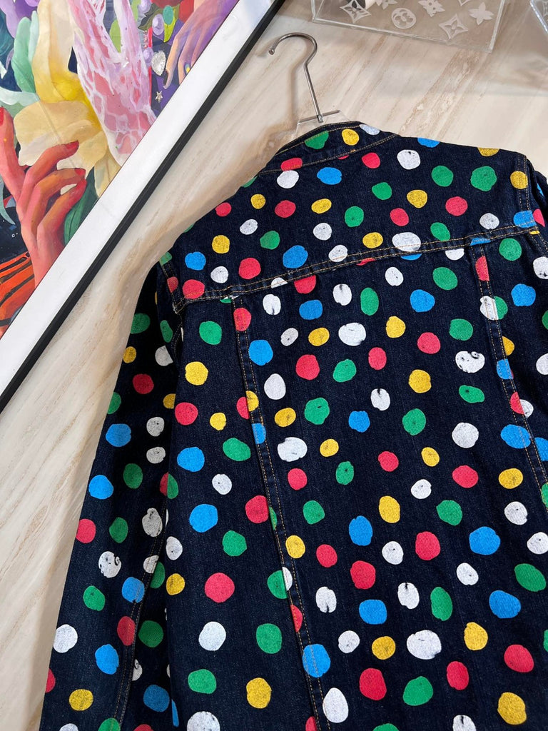 Louis Vuitton LV x YK Monogram Painted Dots Down Blouson