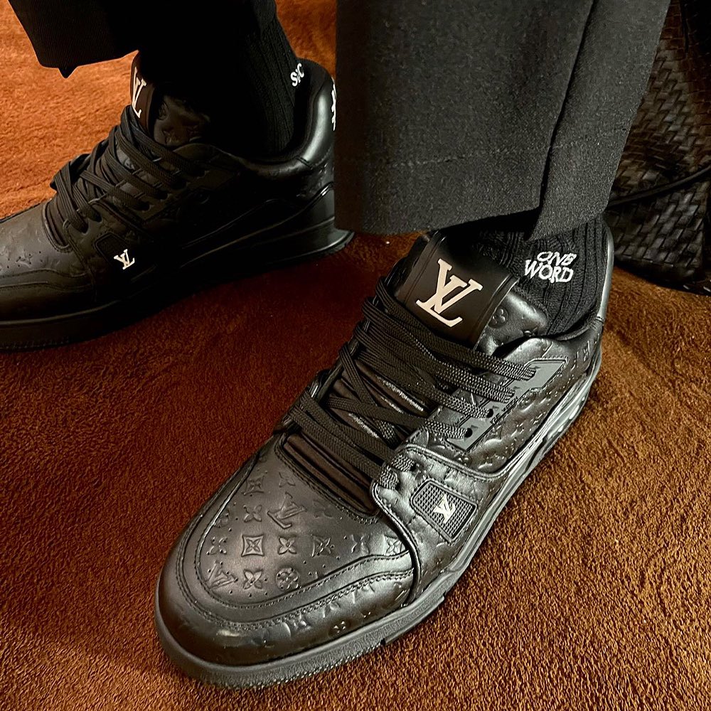 Louis Vuitton trainer black sneakers – NYSummerShop