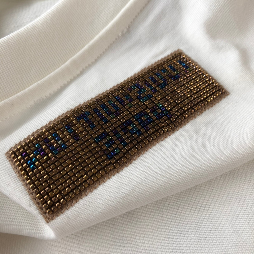 Louis Vuitton Bead-Embroidered Cotton T-Shirt BLACK. Size M0