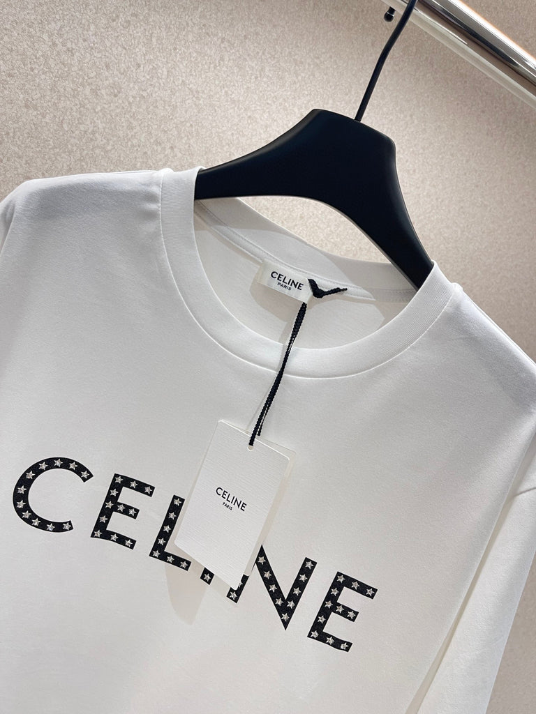 Celine logo woman's t-shirt – NYSummerShop