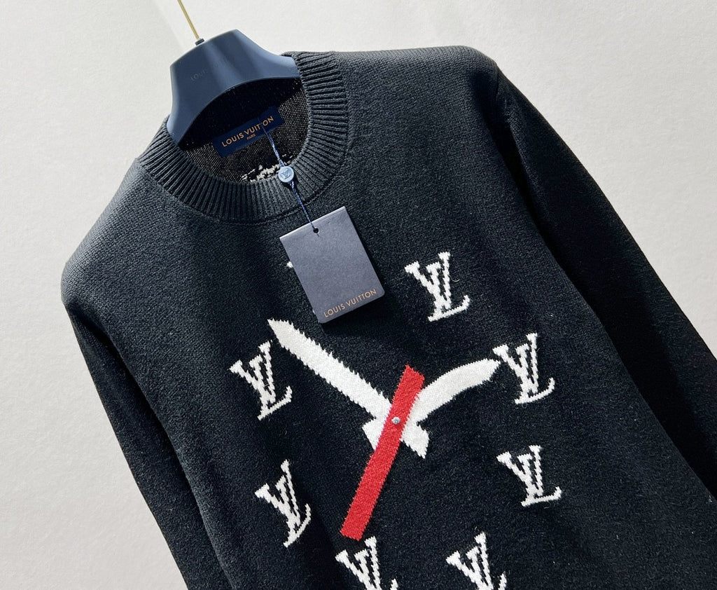 Louis Vuitton - Clock Intarsia Pullover