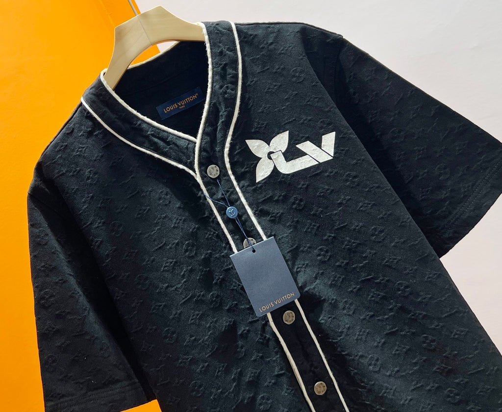 Louis Vuitton Monogram Short-Sleeved Denim Shirt – NYSummerShop