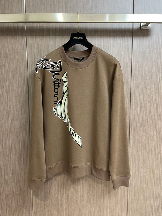 New Louis Vuitton Clock Intarsia Pullover Sweater – Mr Quality