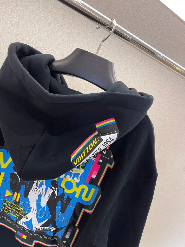 LV Jazz Multi Logo Hoodie - Men - Ready-to-Wear