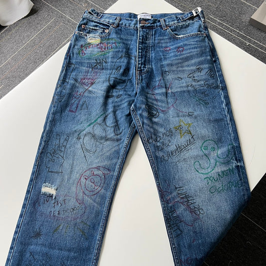 Takashi Murakami x Readymade Denim pants – NYSummerShop