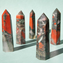 bloodstone, bloodstone crystal, bloodstone tower, bloodstone generator, bloodstone healing properties, bloodstone spiritual properties, bloodstone metaphysical properties, heliotrope, heliotrope crystal, heliotrope tower