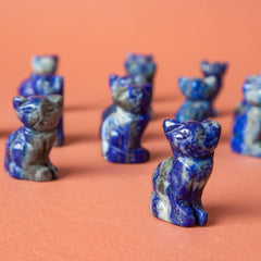 lapis lazuli, lapis cat, lapis lazuli cat, lapis lazuli carving, lapis lazuli cat carving, lapis lazuli, taurus crystals, taurus season crystals, crystals for taurus season