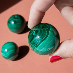 malachite, malachite crystal, malachite sphere, malachite spheres, malachite carving, taurus crystals, crystals for taurus, taurus season crystals