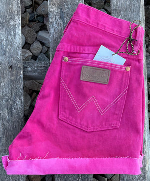Pink Wrangler Shorts 28