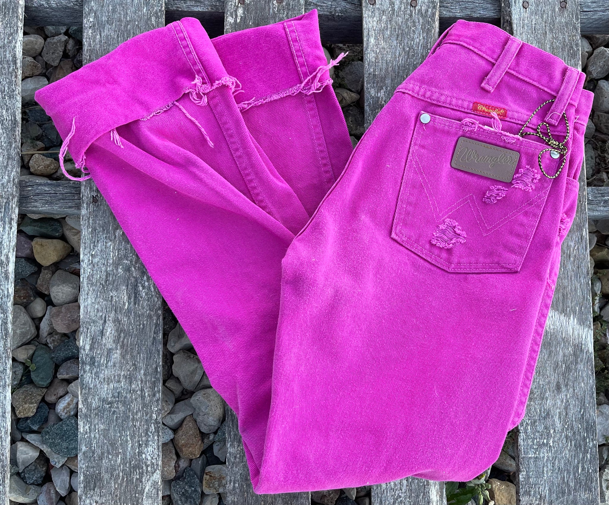 Pink Wrangler Jeans 27