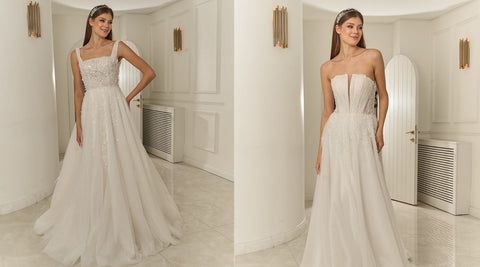 NS Sposa`s Wedding Dress Models Suitable for Rectangular Body Type