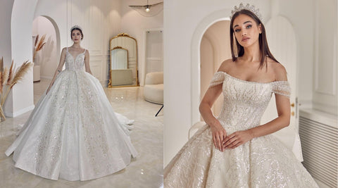 NS Sposa Sparkling and Stoned Wedding Dress Models