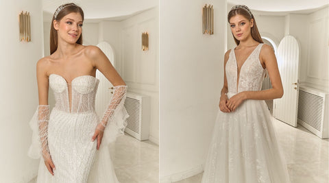 NS Sposa`s Wedding Dress Models for Hourglass Body Type