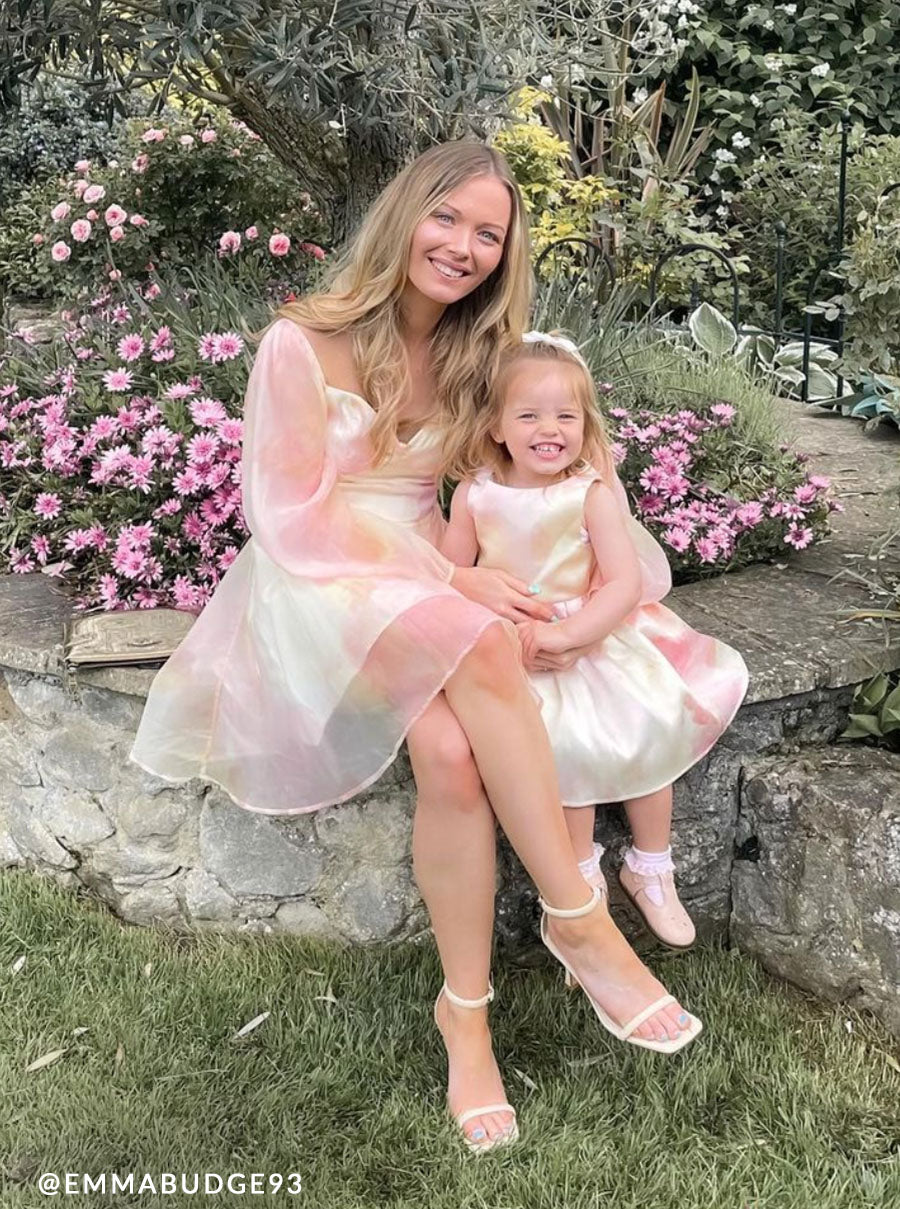 Mother daughter matching outfit combo - Simple Craft Idea