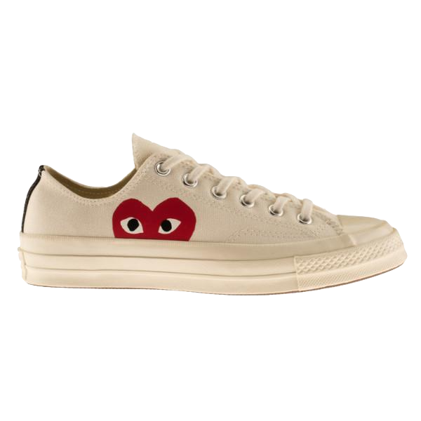 comme de garcon converse white