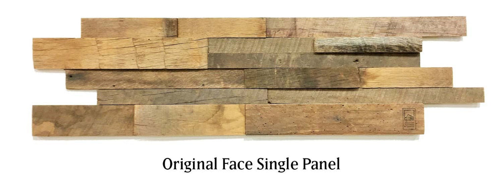 Single reclaimed barnwood wall panel