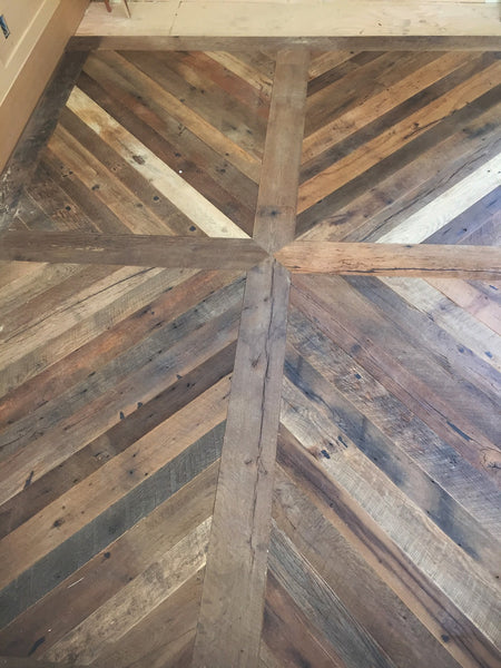 Repairing reclaimed wood flooring is easier than repairing new wood floors