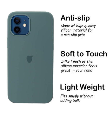 iPhone Liquid Silicon Case Cover ( PACIFIC BLUE )