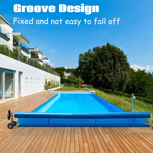 VEVOR Pool Cover Reel Aluminum Solar Cover Reel for Inground Pools