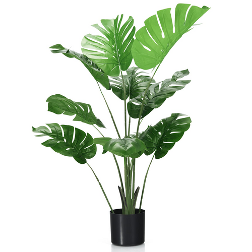 Goplus 5ft Bird of Paradise Artificial Plant, Fake Tropical Palm Tree –  GoplusUS