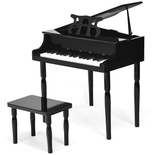 Goplus Piano musical à 30 touches avec banc et pupitre,dimension total 50 x  52 x 51cm