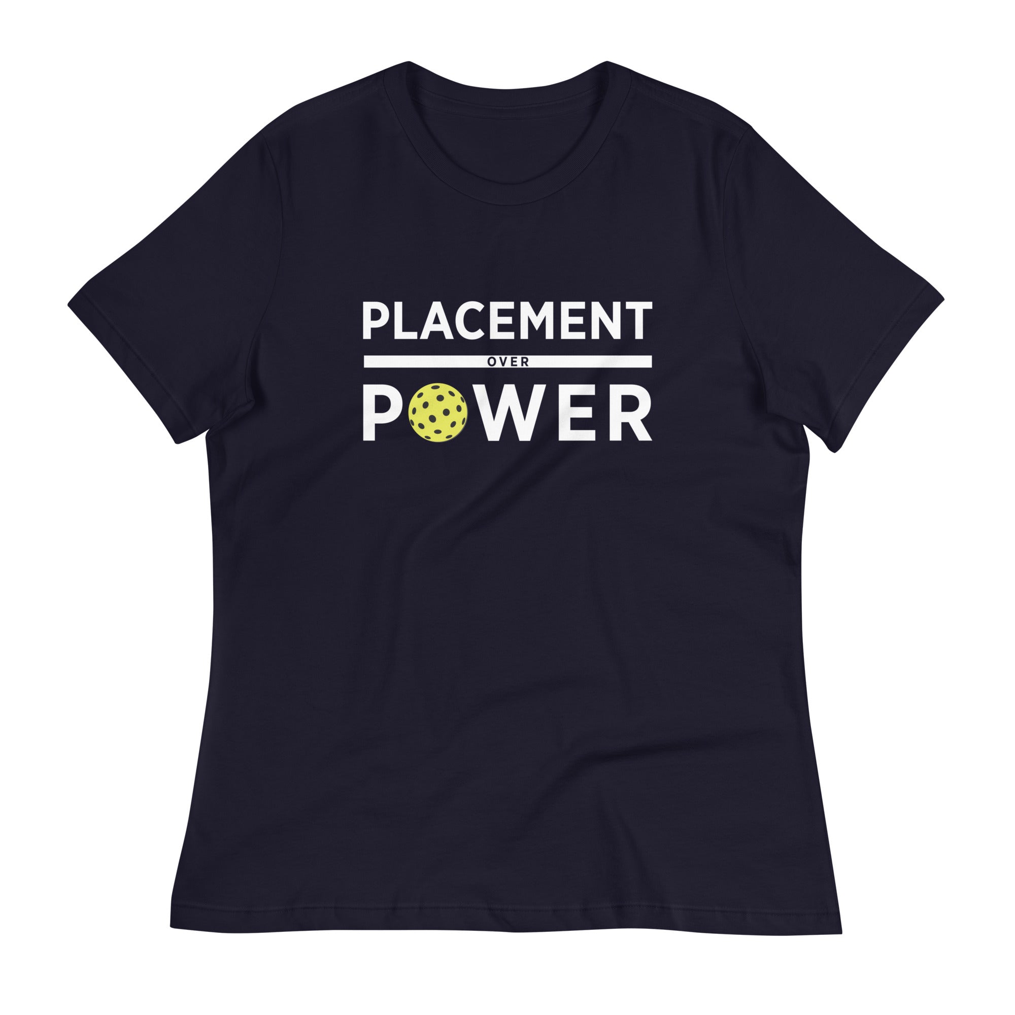 PLACEMENT OVER POWER - Women's Pickleball Shirt - Phenom Pickleball product image