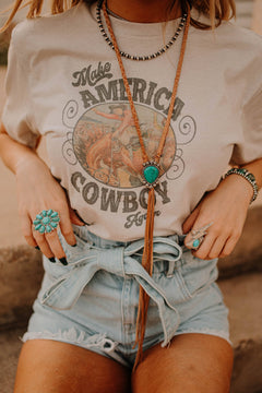 COWBOY AGAIN TEE